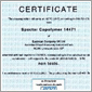 Certification