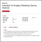 Burglary resistance UL972
