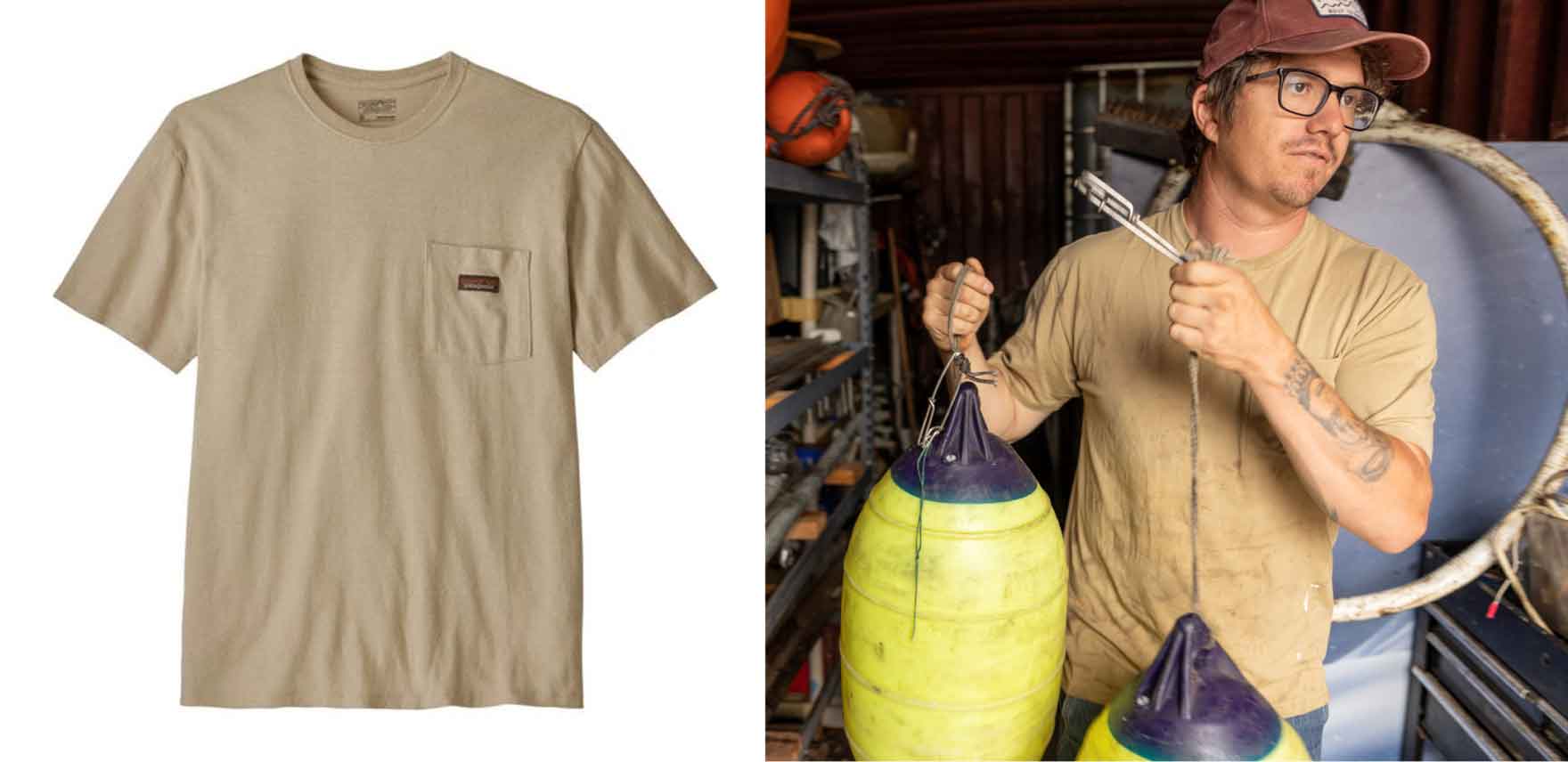 Patagonia chooses Naia<sup>™</sup> Renew ES for its low impact line of work tees