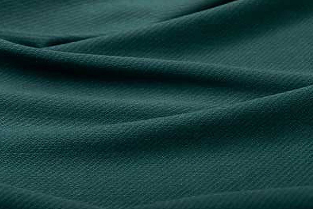 Ekoten 2202 Teal Spun Diagonal Fleece Knit 