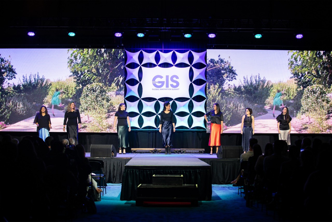 A stage event at an Eastman conference. 