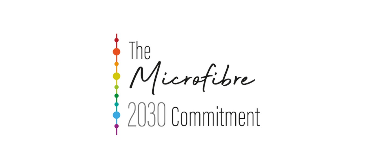 The Microfibre 2030 Commitment logo. 