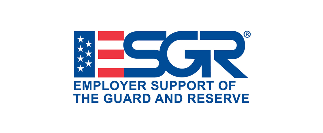 Eastman received the Extraordinary Employer Support Award from ESGR 
